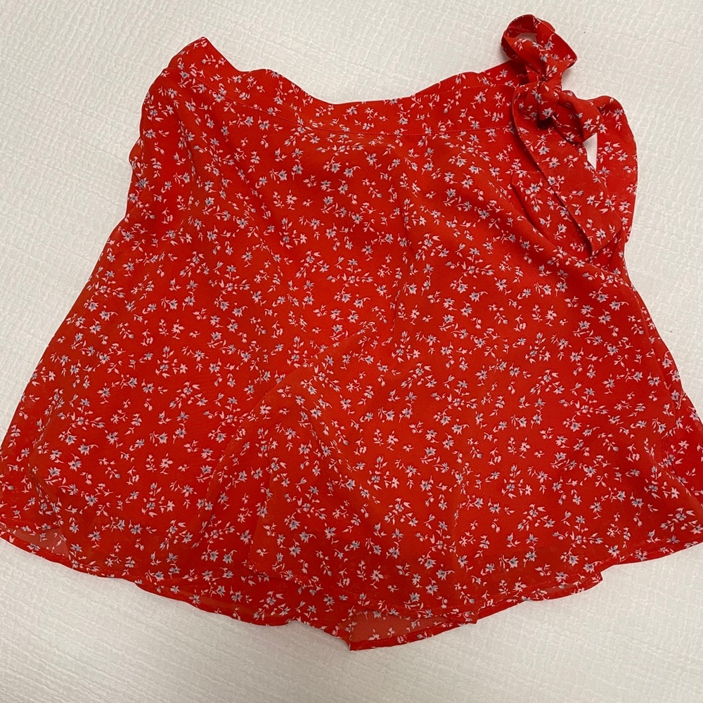 floral skirt